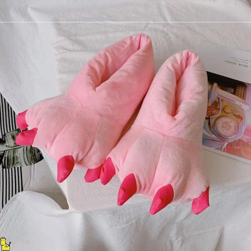 Chaussons Monstre Rose Bonbon Enfant - Confort Ludique - Rose Bonbon - 160cm (10-11 ans)