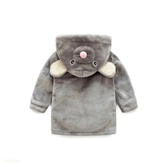 Peignoir Enfant Flanelle À Capuche 2-6 Ans - 1