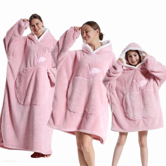 Peignoir Flanelle Enfant Adulte Assorti Famille - 1