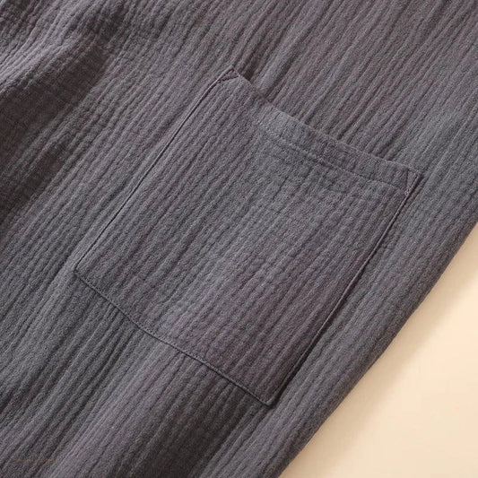 Peignoir Kimono Coton Unisexe - Confortable et Élégant - 1