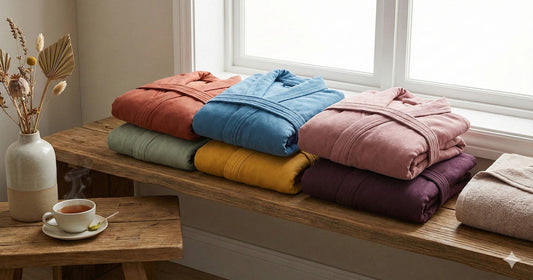 Les couleurs tendance 2025 pour votre peignoir : guide complet des teintes incontournables