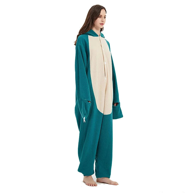 Combinaison Pyjama Pokémon Ronflex Vert Sarcelle - 5