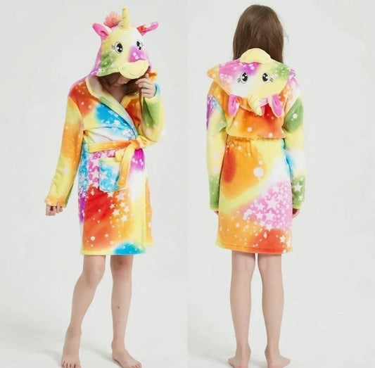 Robe Licorne Arc-en-ciel Multicolore avec étoiles - Variante LR03