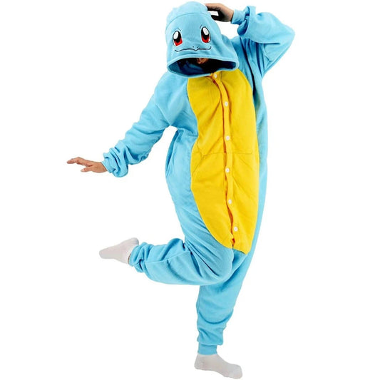 Combinaison Pyjama Pokémon Carapuce Bleu Tortue Polaire - 1