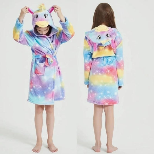 Robe Licorne Arc-en-ciel Vif avec étoiles - Variante LR09