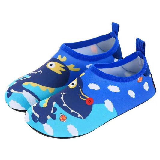 Boys Girls Soft foldable Water Shoes - Universe Dinosaur
