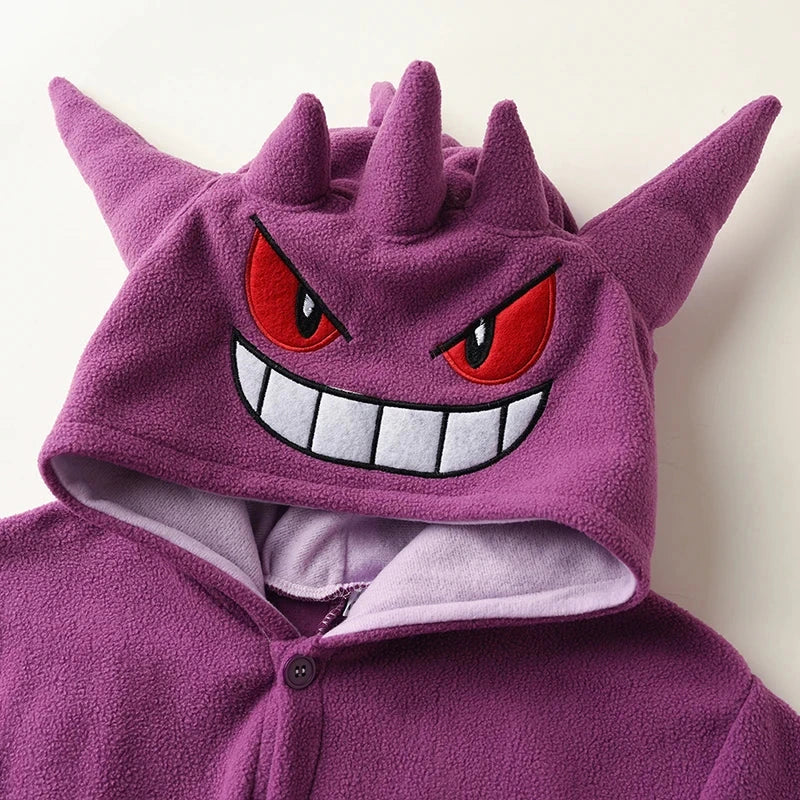 Pyjama Pokémon Ectoplasma Violet - Combinaison Polaire - 4