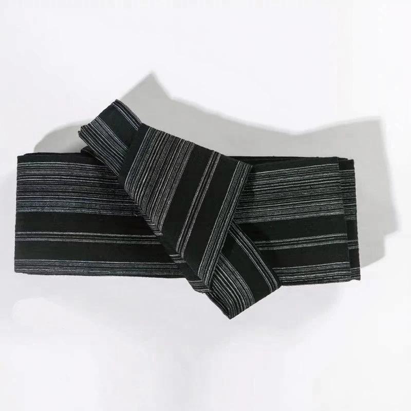 Japanese Kimono Belt, Men Yukata Rigid Kaku Obi Belt - Variante 17