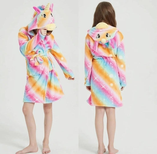 Robe Licorne Arc-en-ciel avec étoiles scintillantes - Variante LR01