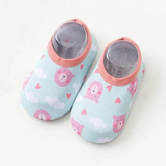 Baby Water Shoes Pink Bear Clouds