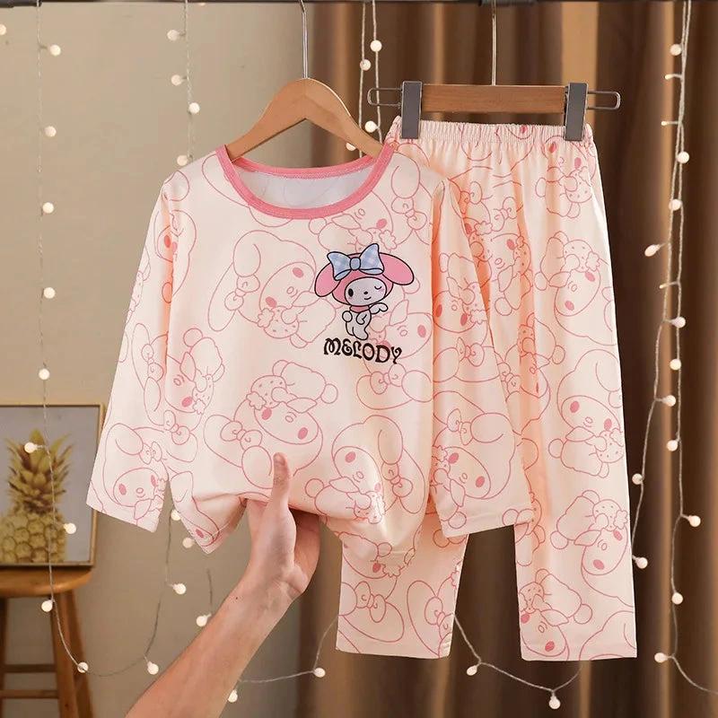 Pyjama enfant manches longues imprimé My Melody rose