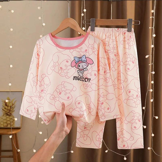 Pyjama enfant manches longues imprimé My Melody rose