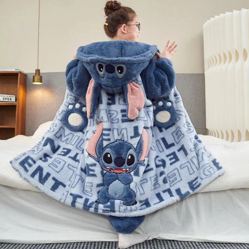 Pyjama Peluche Kawaii "Stitch" pour Enfant et Adulte (Variante A)