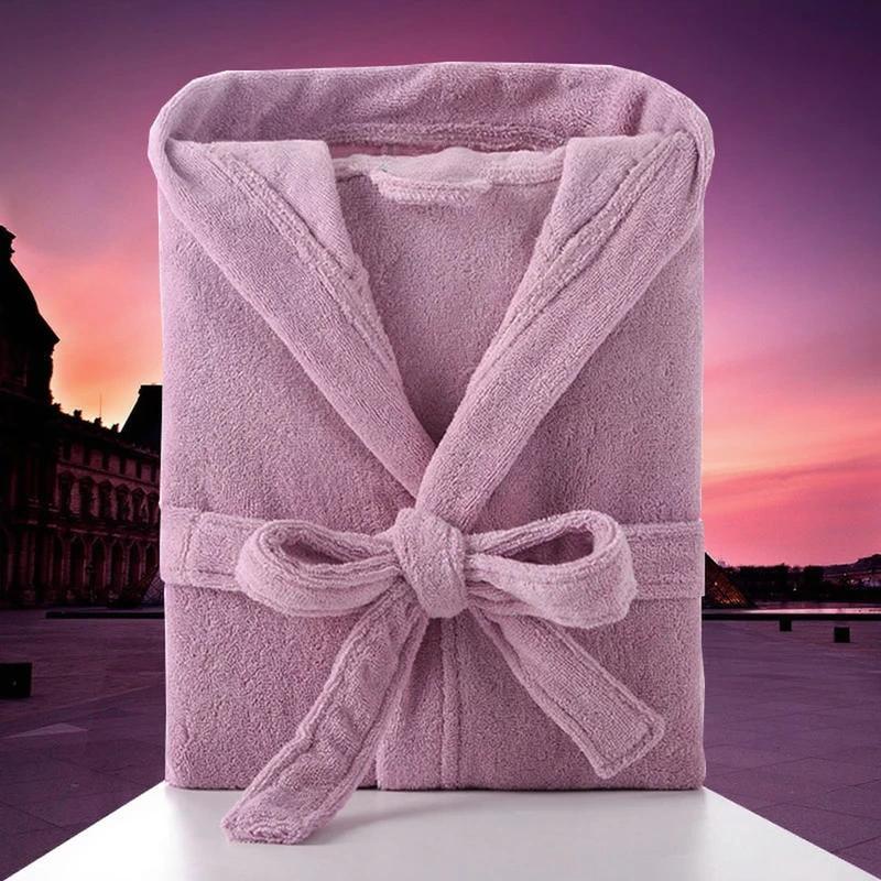 Hooded Bathrobe Purple (M, XL, L)