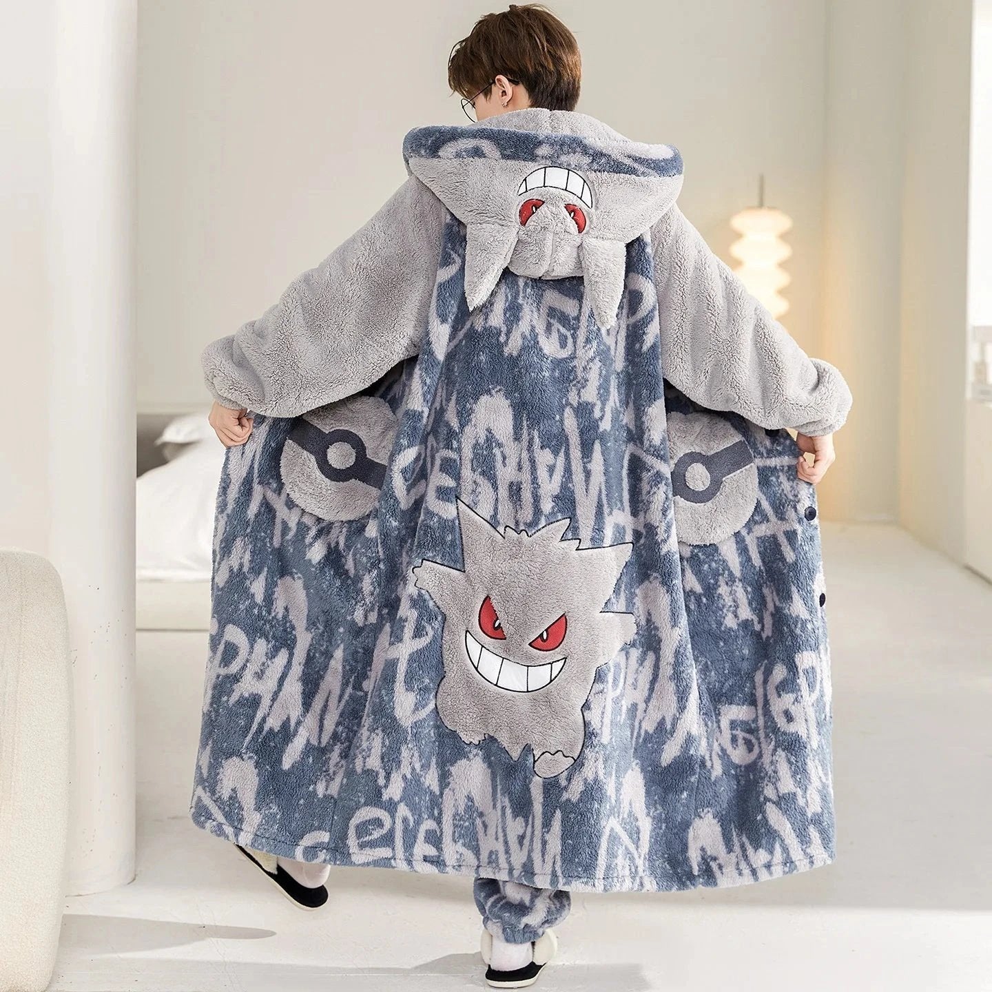 Pyjama Peluche Kawaii "Gengar" pour Enfant et Adulte (Variante E)