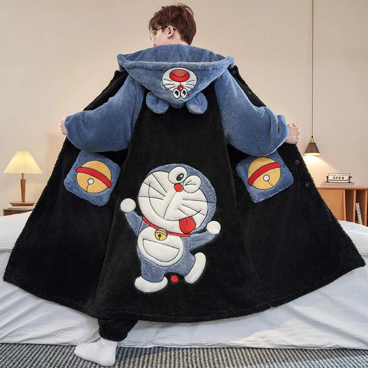 Pyjama Peluche Kawaii Doraemon pour Enfant et Adulte (Variante H)
