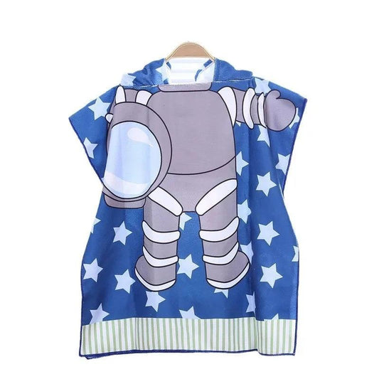 Peignoir à capuche pour enfants avec astronaute (Variante 22)