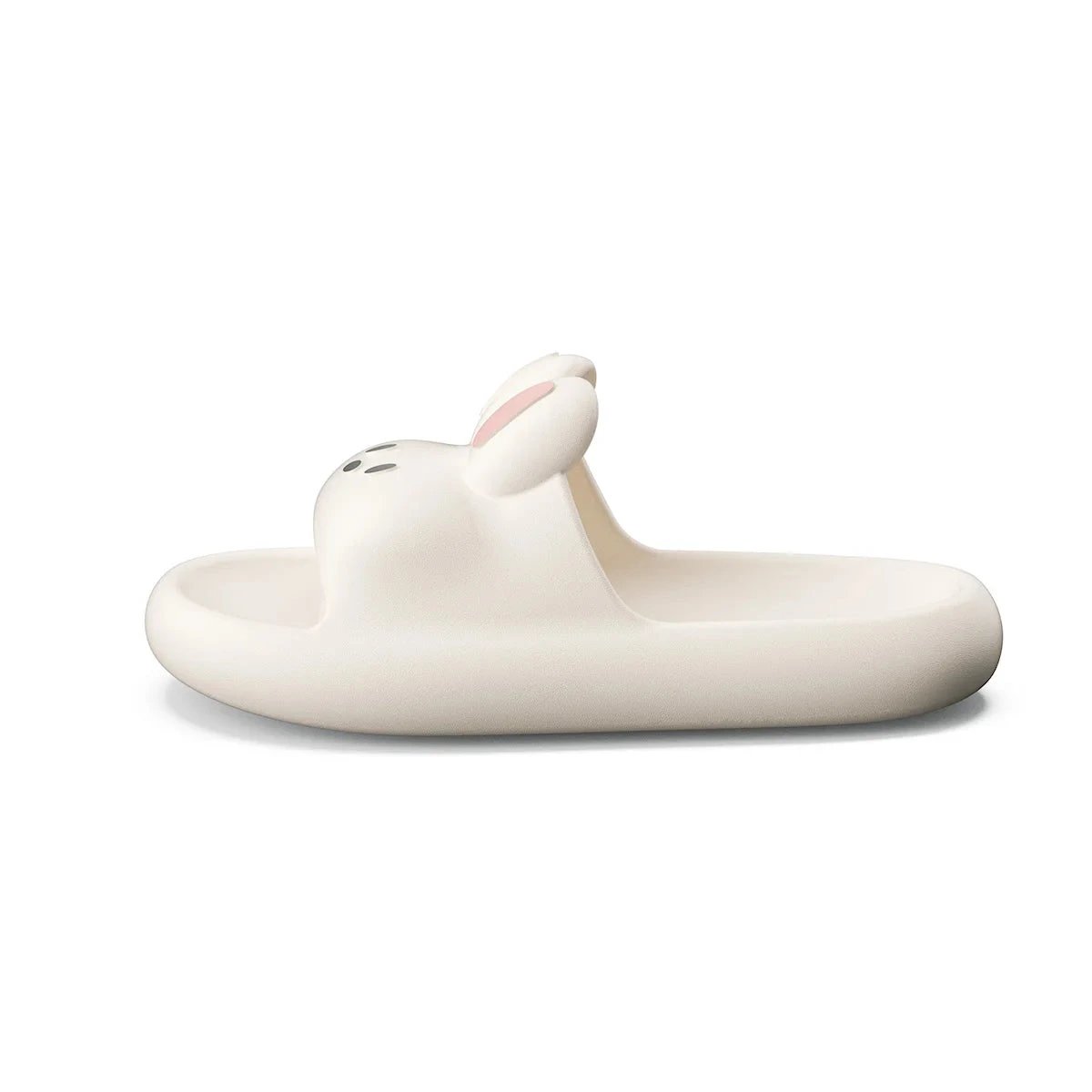 Cute Rabbit Unisex Slippers - White