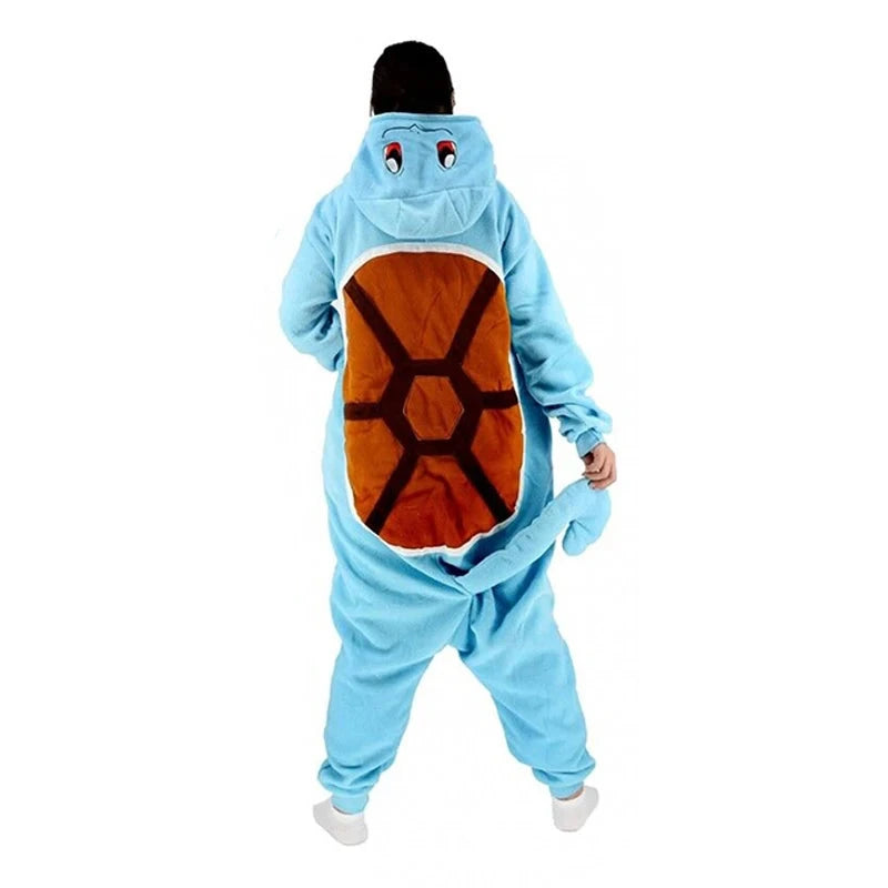 Combinaison Pyjama Pokémon Carapuce Bleu Tortue Polaire - 4