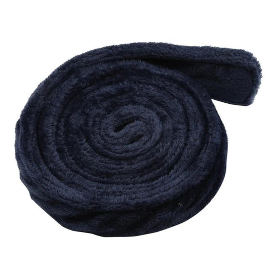 Hotel Bathrobe Belt Tie Flannel Robe Belt Replacement Fleece Navy Blue Thickened