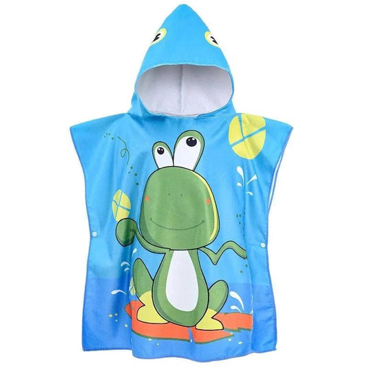 Kids Beach Towel - Frog 'pf15'