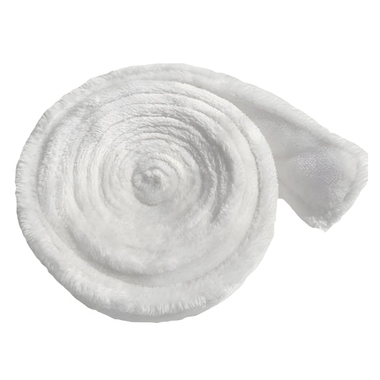 Hotel Bathrobe Belt Tie Flannel Robe Belt Replacement Fleece Original White Thick