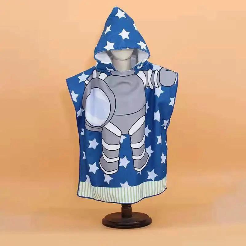 Serviette à capuche astronaute