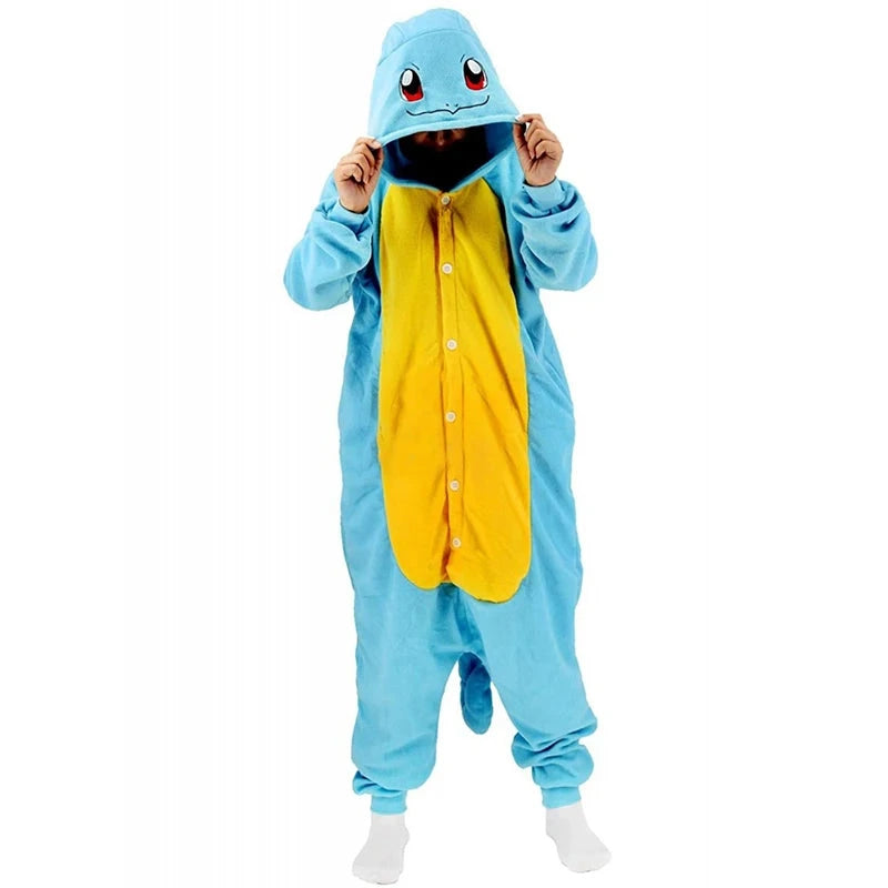 Combinaison Pyjama Pokémon Carapuce Bleu Tortue Polaire - 2