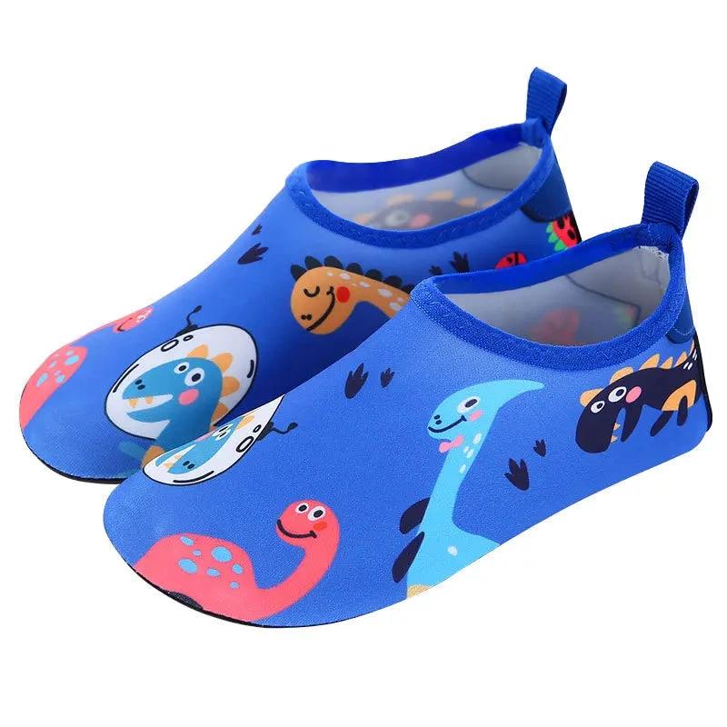 Boys Girls Soft foldable Water Shoes - ShanHu Dinosaur