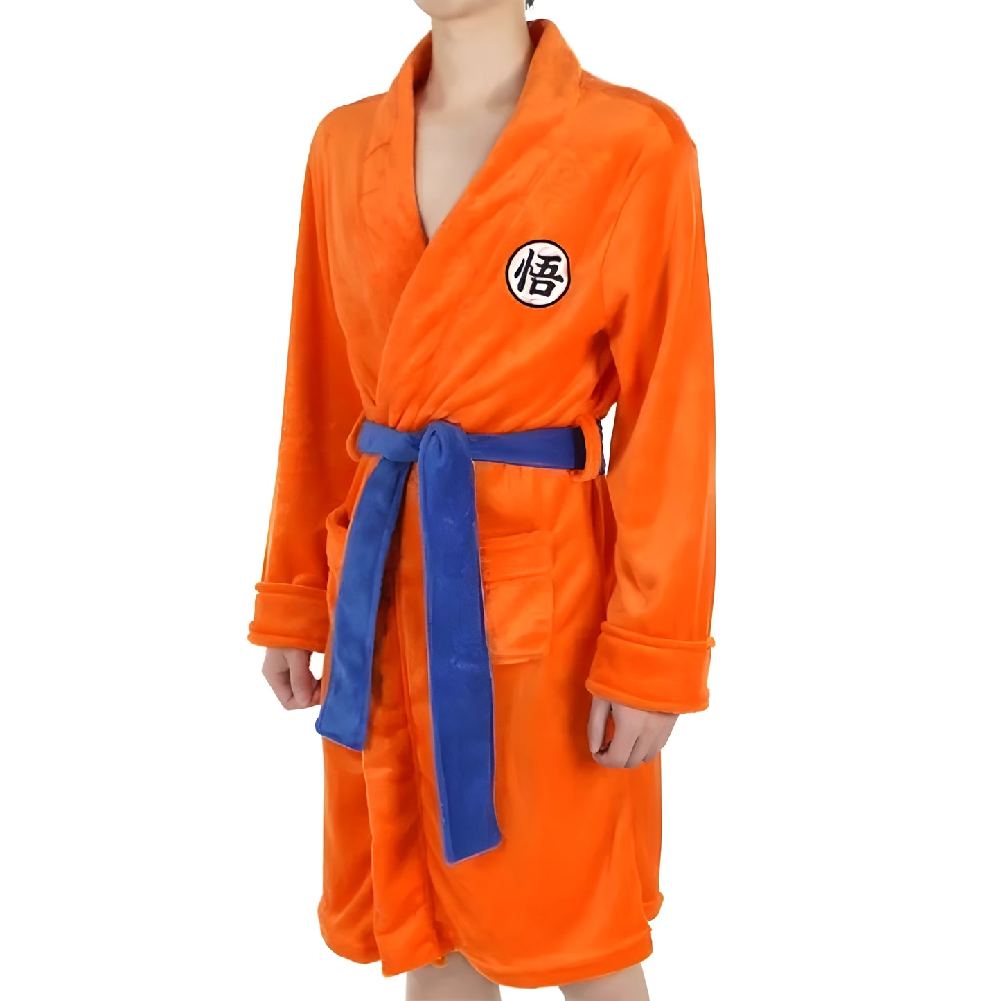Peignoir Dragon Ball Son Goku Orange Polaire Cosplay - 4