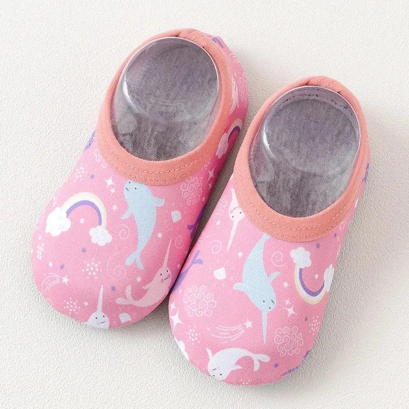 Baby Water Shoes Narwhal Rainbow