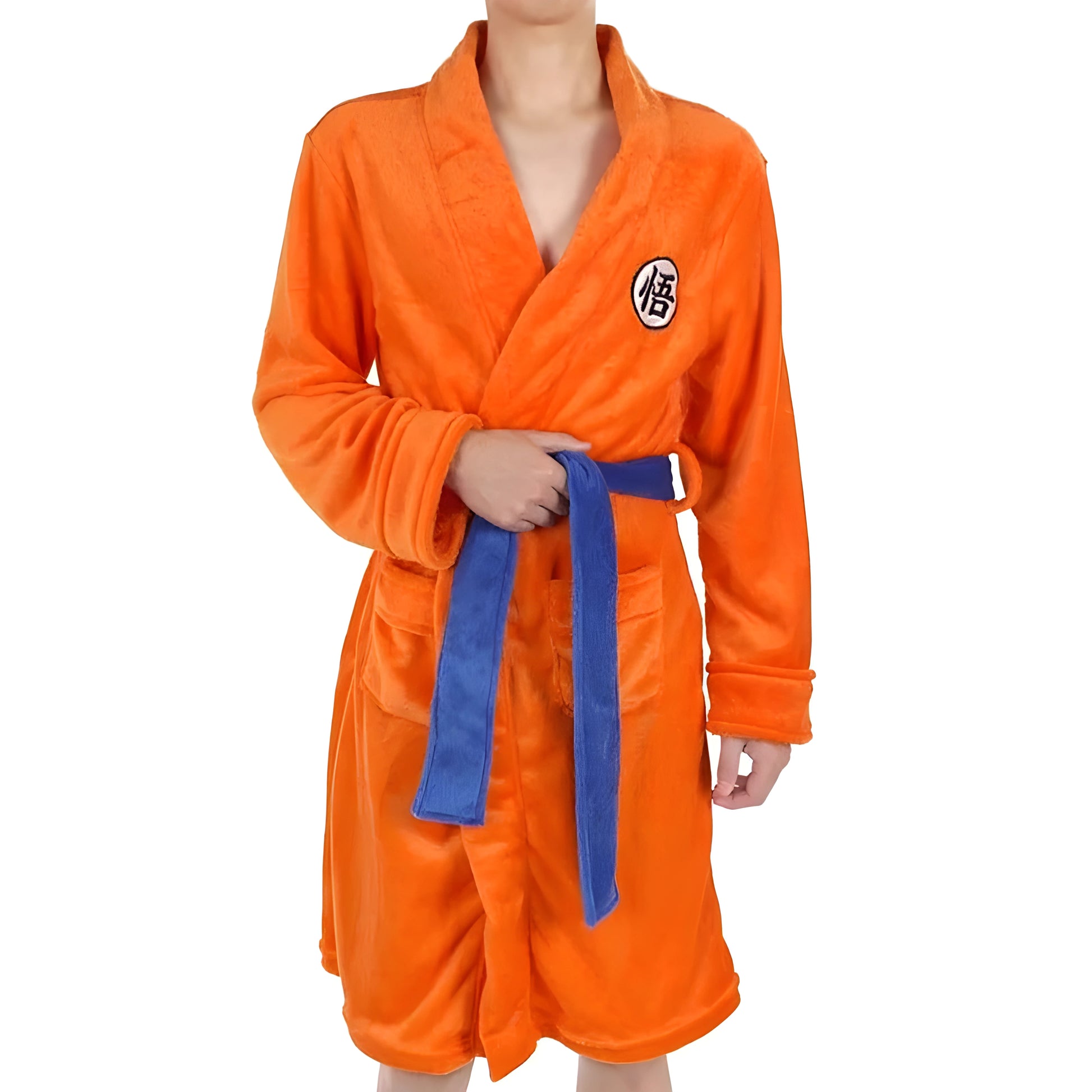 Peignoir Dragon Ball Son Goku Orange Polaire Cosplay - 1