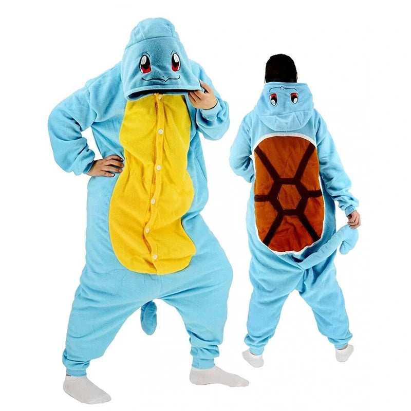 Combinaison Pyjama Pokémon Carapuce Bleu Tortue Polaire - 5