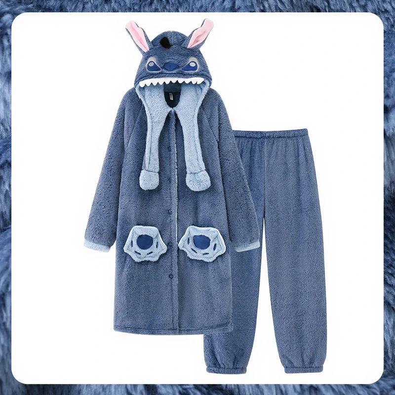 Pyjama Peluche Kawaii "Stitch" pour Enfant et Adulte (Variante I)