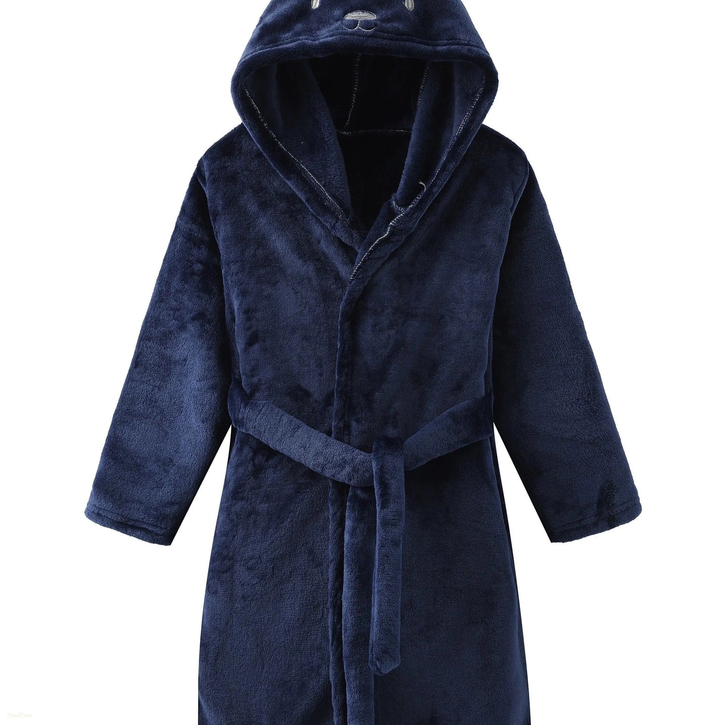 Peignoir Enfant Bleu Océan - Polaire Douce Oreilles de Lapin - Bleu Océan - 150cm (11-12 ans)