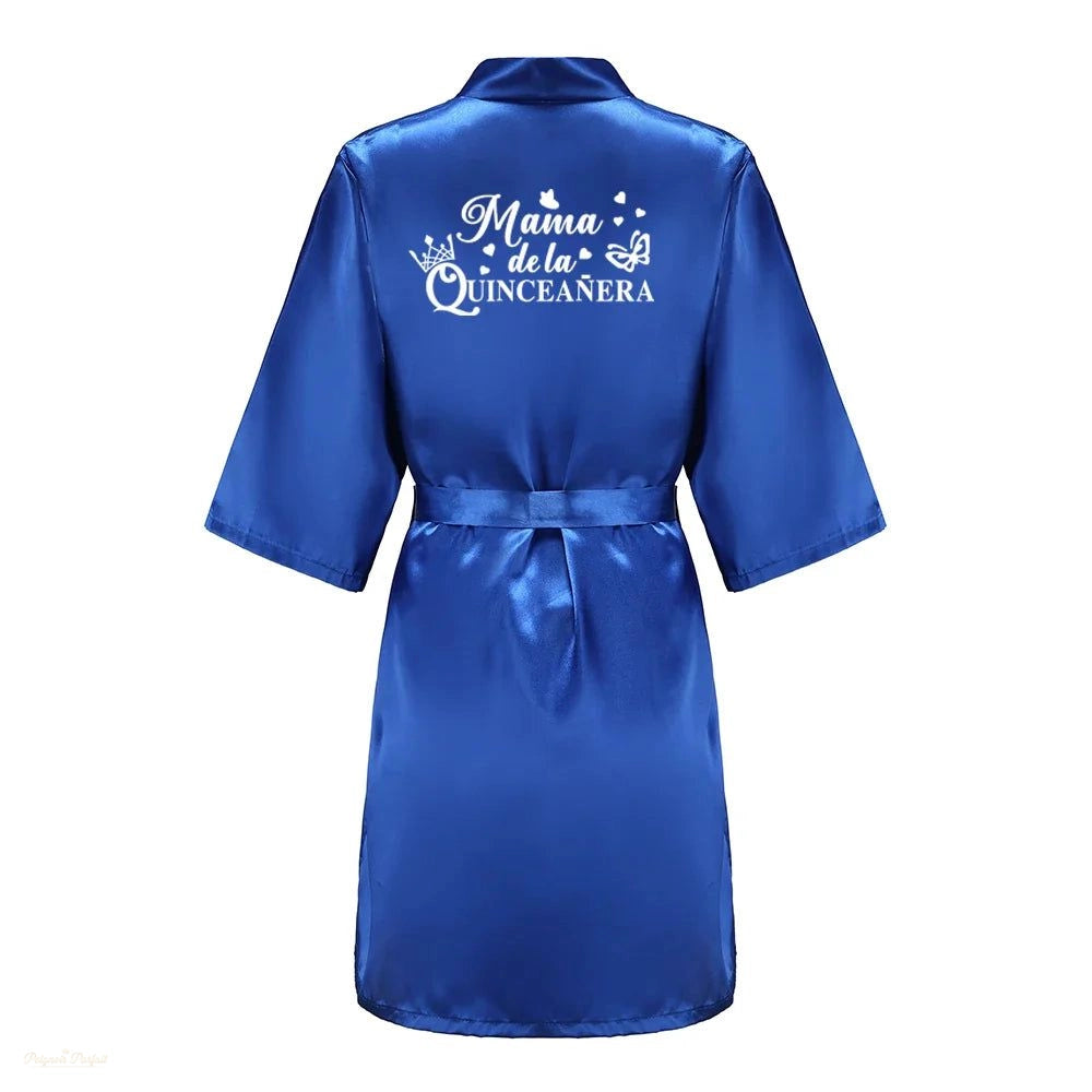 Peignoir Enfant Bleu Saphir - Quinceañera - Bleu Saphir - XXXXL