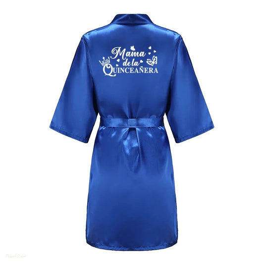Peignoir Enfant Bleu Saphir - Quinceañera - Bleu Saphir - XXXXL